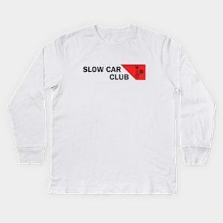 Slow car club Kids Long Sleeve T-Shirt